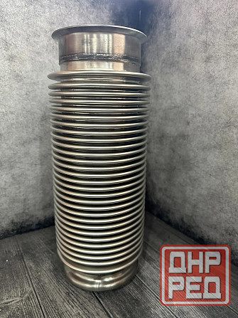 0004859370000 Металлорукав Камаз-6520 в сборе L=364мм, D=80мм (нержавеющая сталь) Металокомпенсатор Макеевка - изображение 1