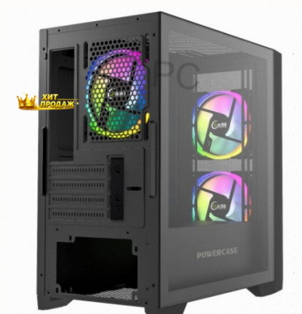 Корпус Powercase Alisio Micro z3b Argb, Черный (camzb-a3) - арт:9660 Макеевка