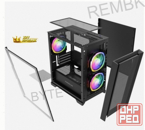 Корпус Powercase Alisio Micro z3b Argb, Черный (camzb-a3) - арт:9660 Макеевка - изображение 3