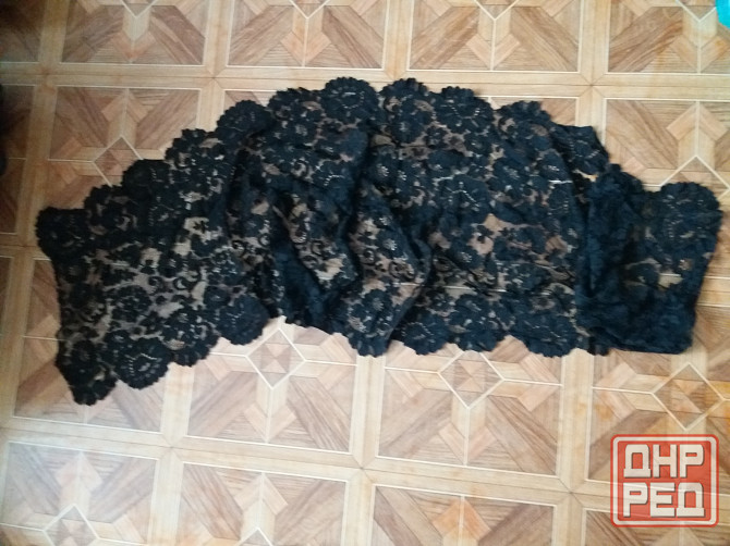 Продам гипюр черный кружево Донецк - изображение 3