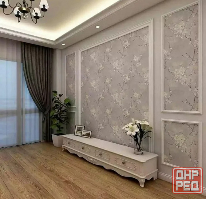 Поклейка обоев, шпатлёвка, покраска Донецк - изображение 7