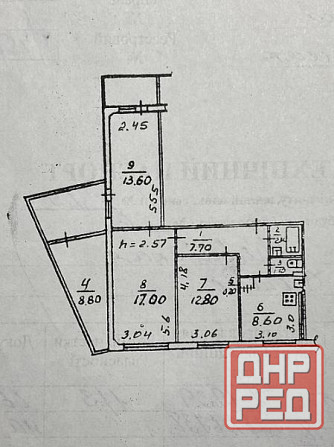 Продается 3 ком кв-ра, ориентир «ждановская развилка» Донецк - изображение 6