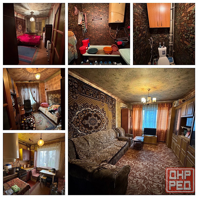 3-х комнатная кв-ра м-н Калининский этаж 6/9 документы готовы Макеевка - изображение 1