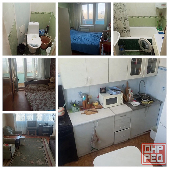 Срочно 3кв. м-н Октябрьский этаж 7/9 торг Макеевка - изображение 1