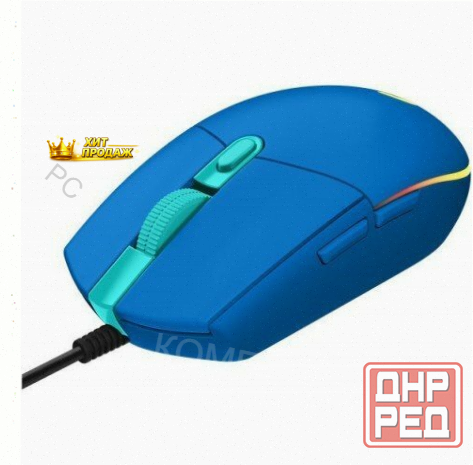 Игровая Мышь Logitech Usb g102 Lightsy Blue 910-005810 Проводная - арт:3124 Макеевка - изображение 3