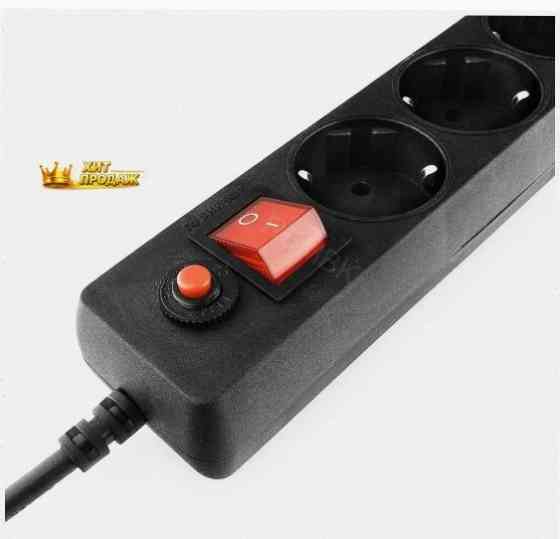 Сетевой Фильтр Гарнизон Енlb-4, 0,5 м, 5 Розеток, Черный - арт:4735 Макеевка