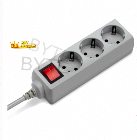 Сетевой Фильтр Buro 300sl-1-g, 1м, Серый - арт:8797 Макеевка