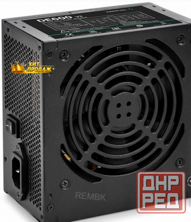 Блок Питания Deepcool de600 v2 Game Storm, 450вт, 120мм, Черный, Retail [dp-de600-wgeu-ru - арт:8113 Макеевка - изображение 1