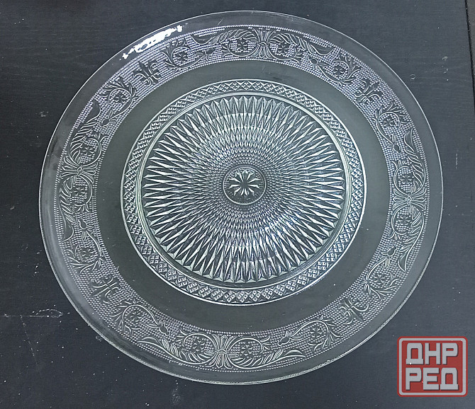 Блюдо стеклянное Донецк - изображение 1