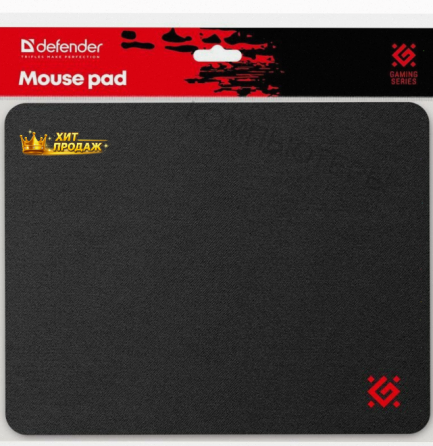 Игровой Коврик Для Мыши Defender Black 250x200x3 (50550) - арт:4691 Макеевка