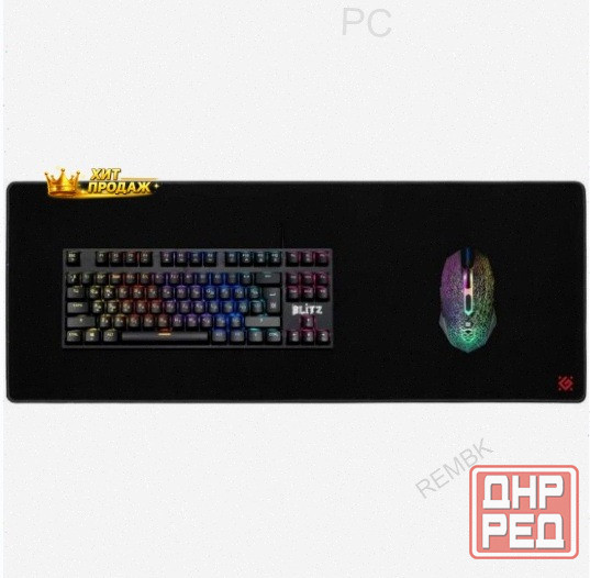 Коврик Для Мыши Defender Black Ultra One Черный (50004) - арт:6282 Макеевка - изображение 2