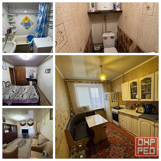 Продажа 2-х к. кв. м-н Солнечный торг с мебелью и техникой 6/9 Макеевка - изображение 1