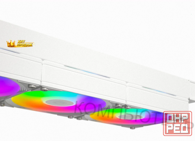 Сво Для Процессора id-cooling fx360 Inf White (all Intel/amd, 3*120mm Fan, 2900rpm, 27.2 - арт:8633 Макеевка - изображение 3