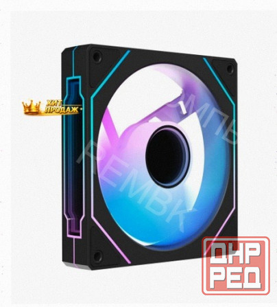 Вентилятор Ocypus Gamma f12 bk Argb Reverse Blade 120 мм 4-pin Pwm + 3-pin 5v Argb, 1шт ( - арт:5064 Макеевка - изображение 1