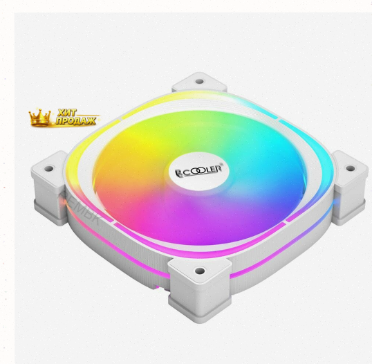 Вентилятор Pccooler ef120 Argb White 4pin Pwm + 3pin Argb, 600-1500 об/мин Retail - арт:9778 Макеевка
