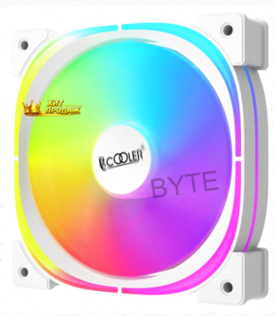 Вентилятор Pccooler ef120 Argb White 4pin Pwm + 3pin Argb, 600-1500 об/мин Retail - арт:9778 Макеевка