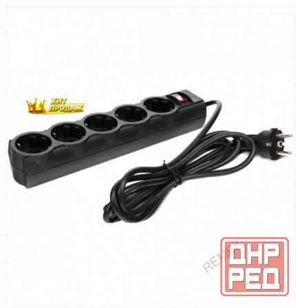 Сетевой Фильтр Cbr Csf 2505-3.0 Black 3 Метра (csf 2505-3.0 Black pc) - арт:6511 Макеевка - изображение 3