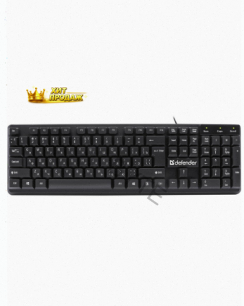 Проводная Клавиатура Defender Symbol hb-559 (ru, Черный,104 кн,1.5м) (45559) - арт:9909 Макеевка