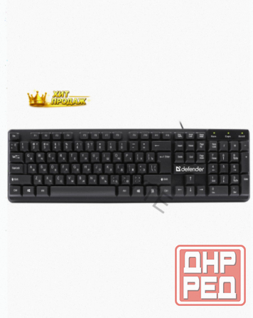 Проводная Клавиатура Defender Symbol hb-559 (ru, Черный,104 кн,1.5м) (45559) - арт:9909 Макеевка - изображение 1