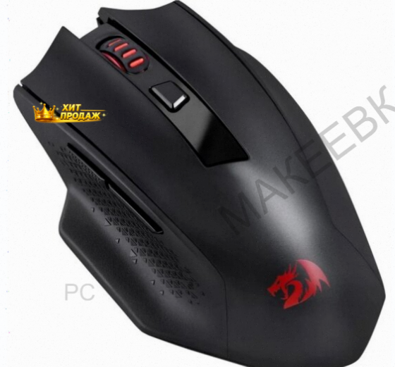 Мышь Беспроводная Redragon Woki Defender, 26000dpi, Черный - арт:3569 Макеевка