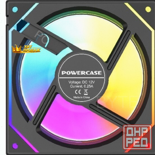 Вентилятор Powercase m52-12, Argb, Черный - арт:8230 Макеевка - изображение 2