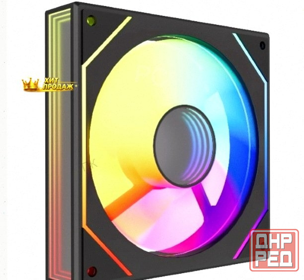 Вентилятор Powercase m52-12, Argb, Черный - арт:8230 Макеевка - изображение 1