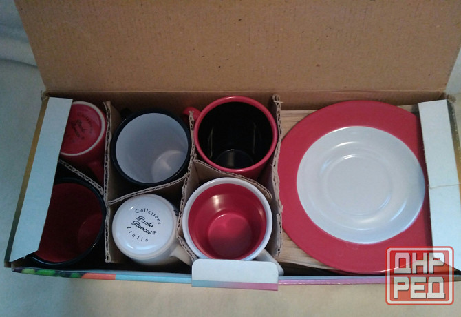 Чайный сервиз 6 персон Италия новый Донецк - изображение 3