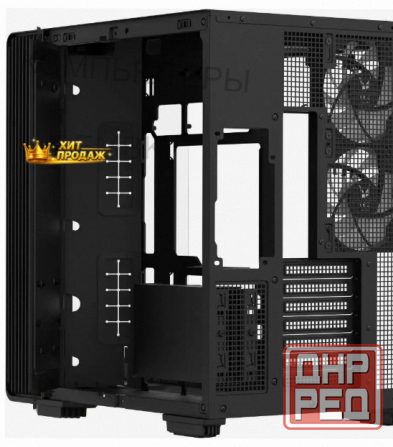 Корпус Formula Crystal z7 Черный Без бп Atx 11x120mm 4x140mm - арт:8253 Макеевка - изображение 4