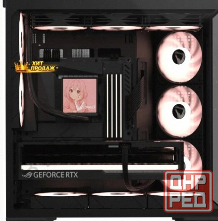 Корпус Formula Crystal z7 Черный Без бп Atx 11x120mm 4x140mm - арт:8253 Макеевка - изображение 1