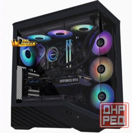 Корпус Lian li v100 (g99.v100x.r1) / Black / Mid-tower, tg - арт:4339 Макеевка - изображение 2