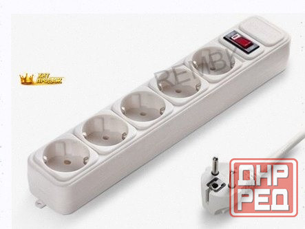 Сетевой Фильтр Exegate ex221174rus Сетевой Фильтр Exegate sp-5-1.8w (5 Розеток, 1.8м, Евр - арт:4842 Макеевка - изображение 2