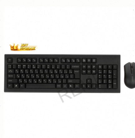 Клавиатура+мышь Беспроводная a4tech Fstyler 3000ns Черный - арт:3408 Макеевка