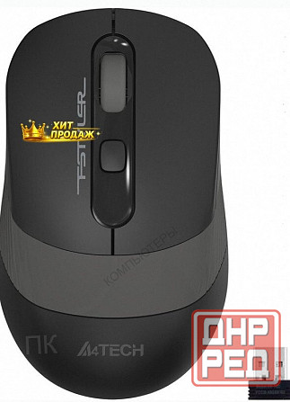 A-4tech Мышь Fstyler fg10s Черный/серый Оптическая (2000dpi) Беспроводная Usb [1204030] - арт:6595 Макеевка - изображение 3