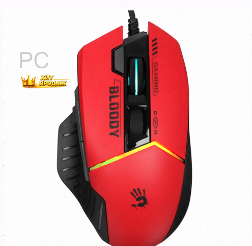 Мышь Проводная a4tech Bloody w95 Max Sports [w95 Max Sports Red] Красный - арт:5227 Макеевка