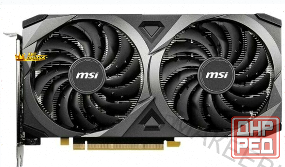 Видеокарта Msi Rtx3050 Ventus 2x xs 8gb oc Gddr6 128-bit dp Hdmi dl-dvi-d 2fan Rtl - арт:3693 Макеевка - изображение 3