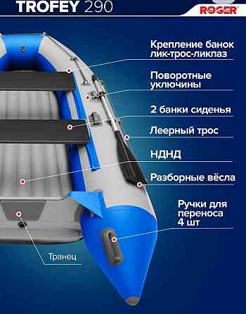 Лодка roger модель trofey 2900 Донецк
