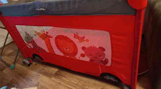 Манеж кровать складная Babyton Red bus Донецк
