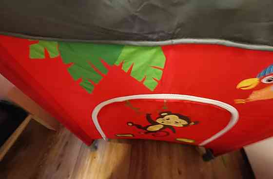 Манеж кровать складная Babyton Red bus Донецк