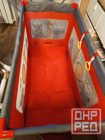 Манеж кровать складная Babyton Red bus Донецк - изображение 3
