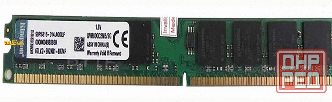 Оперативная Память Dimm Ddr2 Kingston 2 gb 800 Мгц (kvr800d2n6/2g) б/у - арт:8287 Макеевка - изображение 1