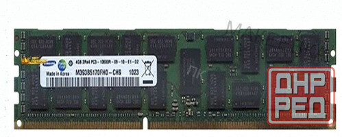 Оперативная Память Dimm Ddr3 Samsung 4 гб 1333мгц (m393b5170fh0-ch9) Ecc б/у - арт:9154 Макеевка - изображение 1