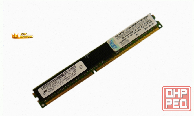 Оперативная Память Ddr3 Micron 4 гб 1333 Мгц Dimm cl9 mt36jbzs51272py-1g4d1ba (ecc) б/у - арт:5313 Макеевка - изображение 1