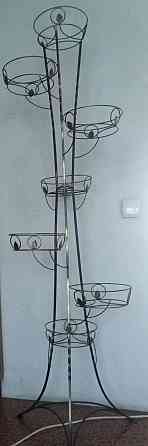 Кованая подставка (стойка, башня) на 7 горшков Харцызск