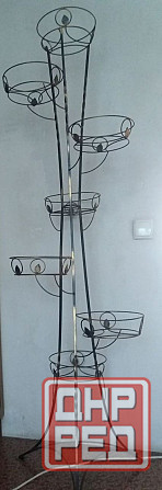 Кованая подставка (стойка, башня) на 7 горшков Харцызск - изображение 1