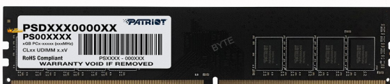 Оперативная Память Ddr4 Patriot Memory sl 4 гб 2133 Мгц Dimm cl15 Psd44g213381 - арт:4062 Макеевка
