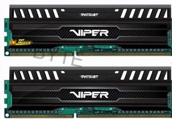 Оперативная Память Ddr3 Patriot Viper 3 - 2x 4gb, 1600 Мгц, Dimm, cl9 (pv38g160c9k) - арт:5140 Макеевка