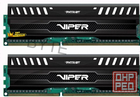 Оперативная Память Ddr3 Patriot Viper 3 - 2x 4gb, 1600 Мгц, Dimm, cl9 (pv38g160c9k) - арт:5140 Макеевка - изображение 1