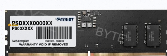 Оперативная Память Patriot Memory sl 8 гб (8 гб x 1 шт.) Ddr5 5200 Мгц Dimm cl42 Psd58g52 - арт:5999 Макеевка