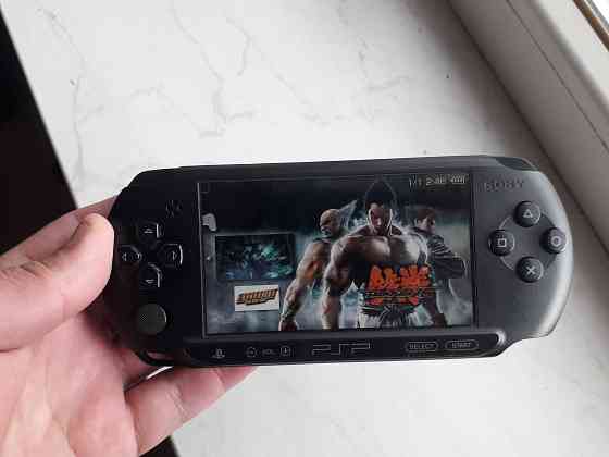 оригинальная Sony PSP e-1008+карта 32Gb+зарядка+чехол Донецк