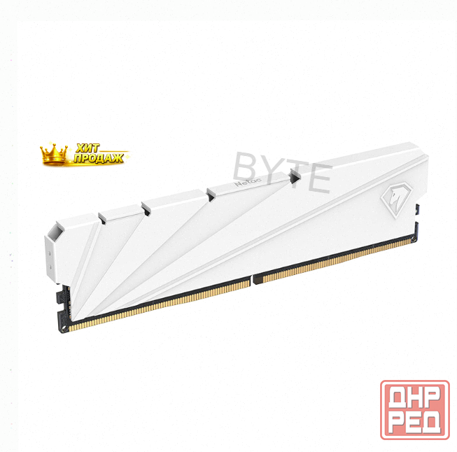 Оперативная Память Ddr4 16gb 3200mhz Netac Shadow s White Ntssd4p32sp-16w - арт:3095 Макеевка - изображение 1